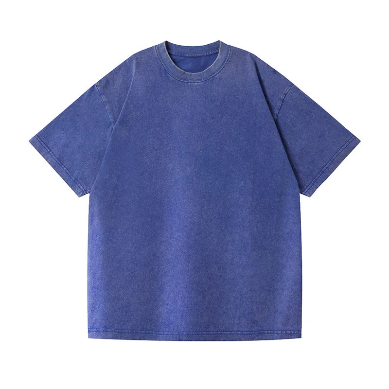 Camiseta Vintage Acid Wash 350gsm