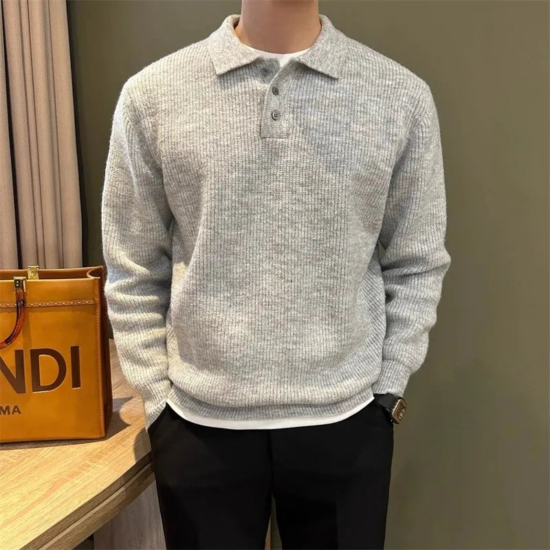 Suéter Polo Tricot Minimalista