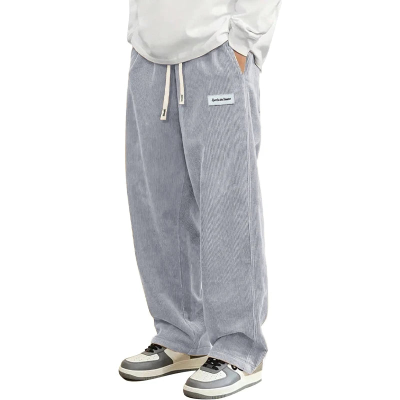 Calça Corduroy Baggy Streetwear