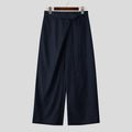 Calça Wide Leg Assimetria Utility Lace-Up