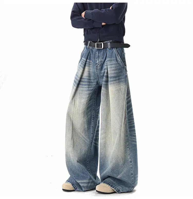 Jeans Wide Leg Baggy Confortável