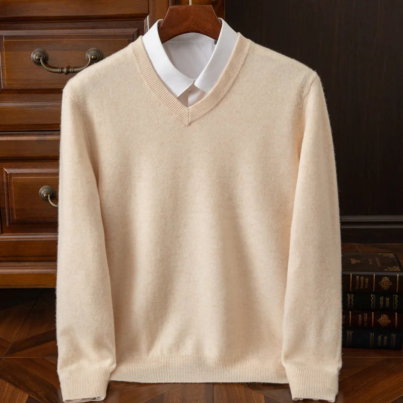 Suéter Merino Wool V-Neck