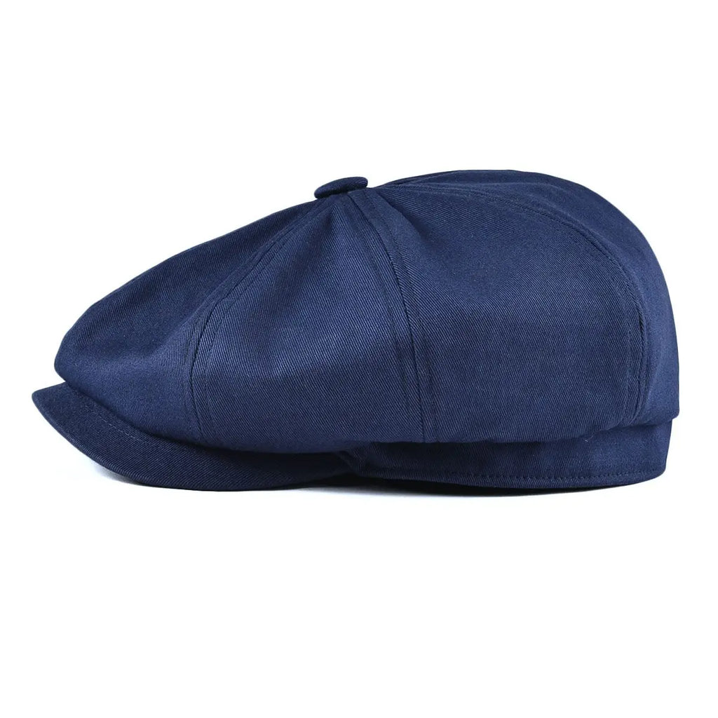 Boné Newsboy Twill 8 Painéis Retrô