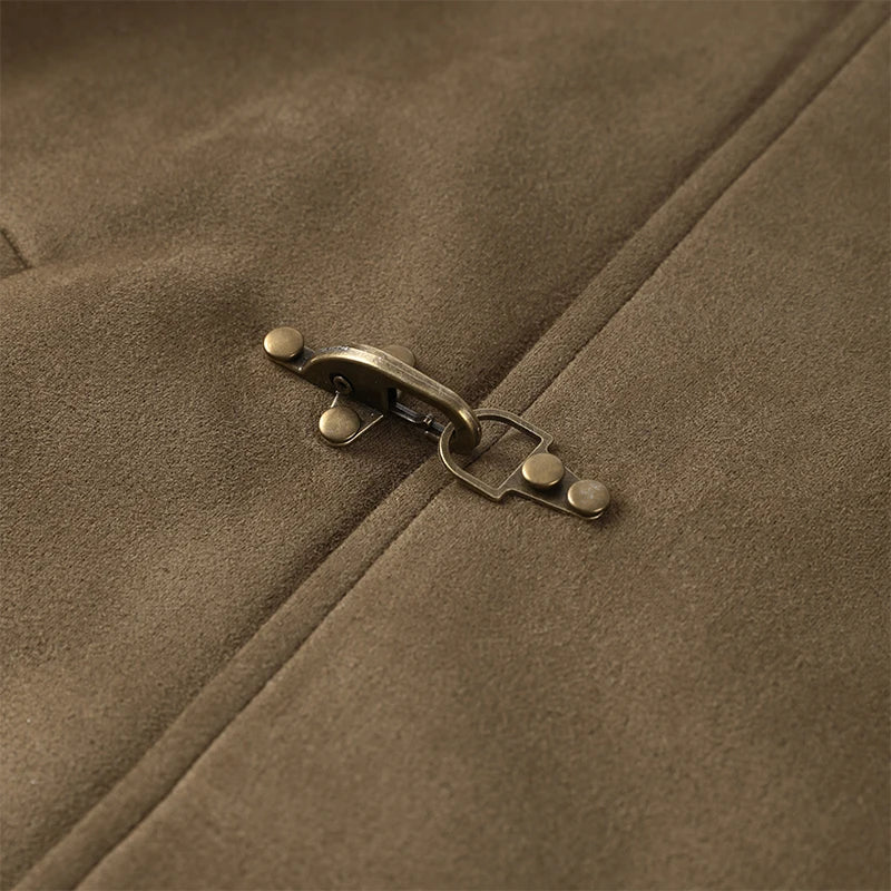 Casaco Metal Button Assimétrico