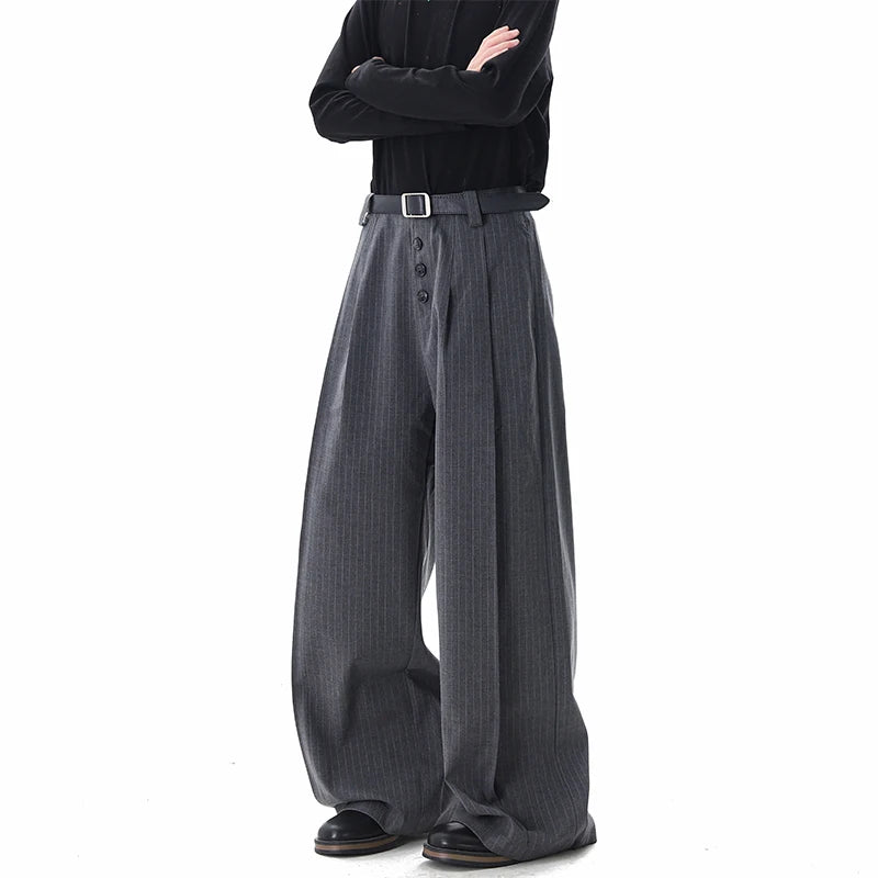 Calça Wide Leg Triple Button