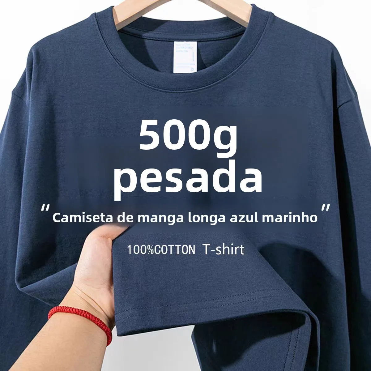 Camiseta Manga Longa Heavy 500g
