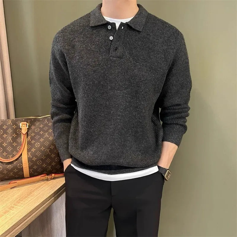 Suéter Polo Tricot Minimalista