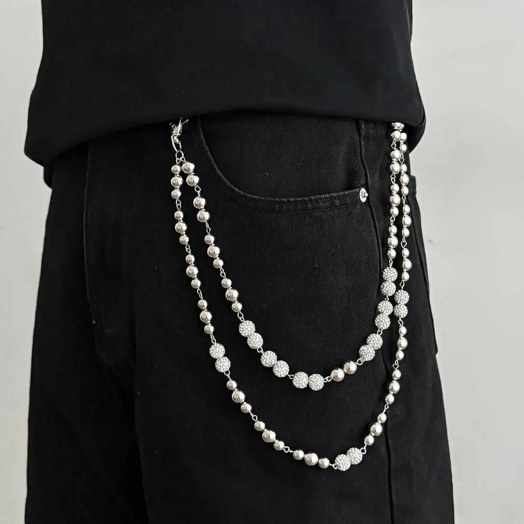 Corrente Calça Cristal e Pérola