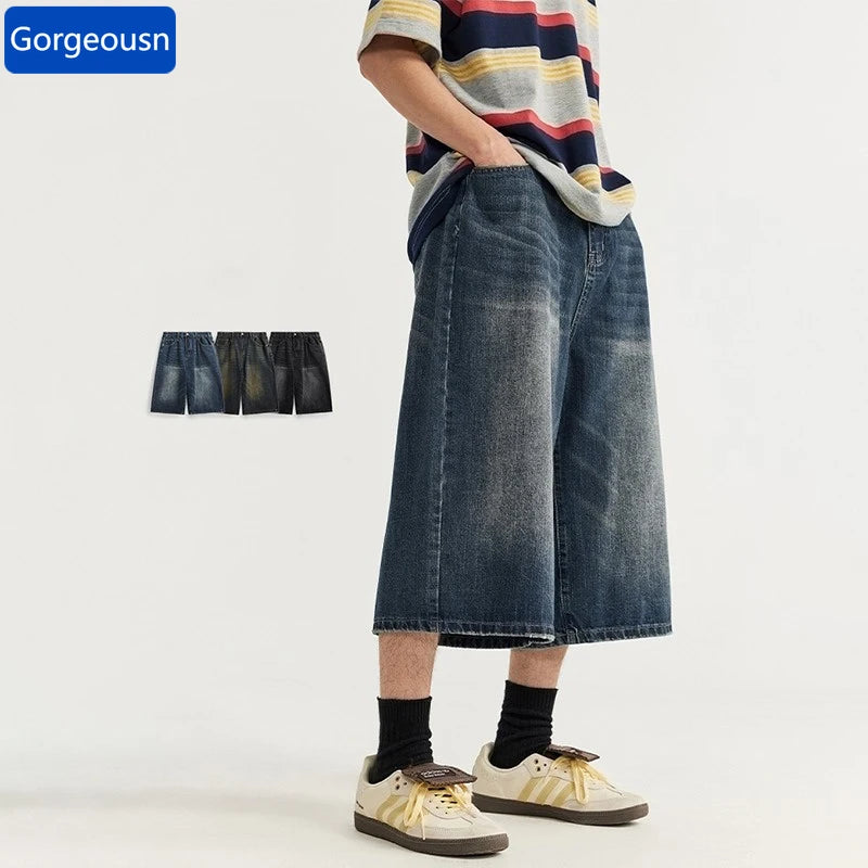 Shorts Jorts Distressed Vintage Y2K