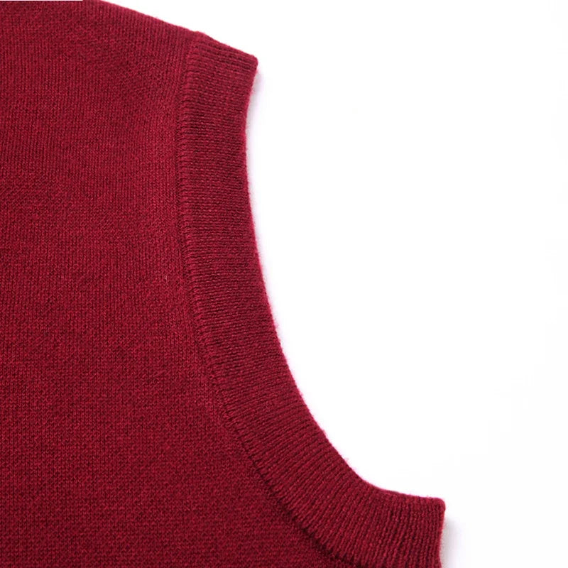 Colete Knit V-Neck Casual