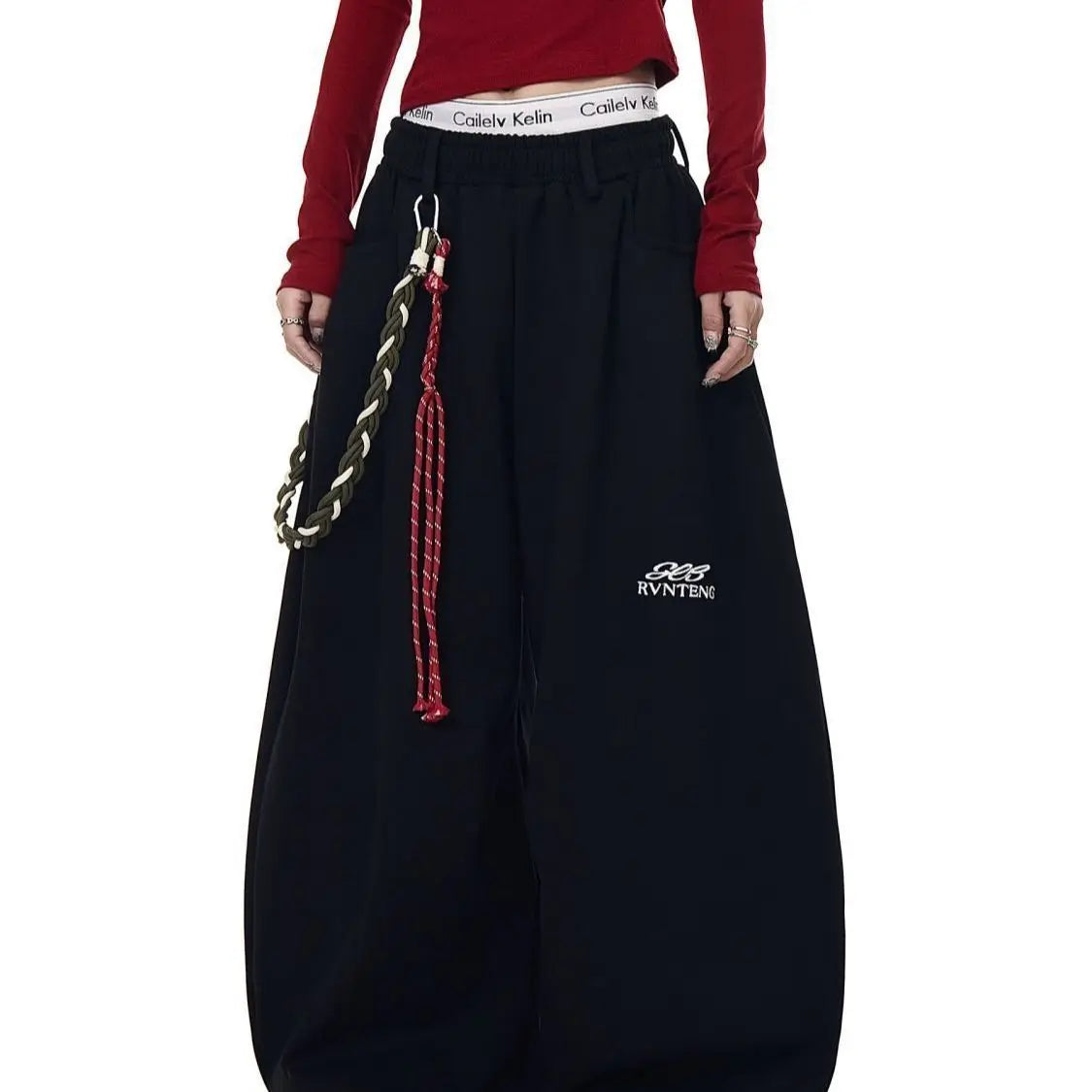 Sweatpants Wide Leg Baggy Y2K