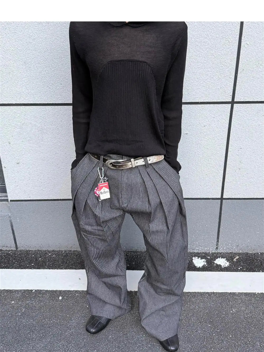 Calça Wide Leg Casual American Vintage