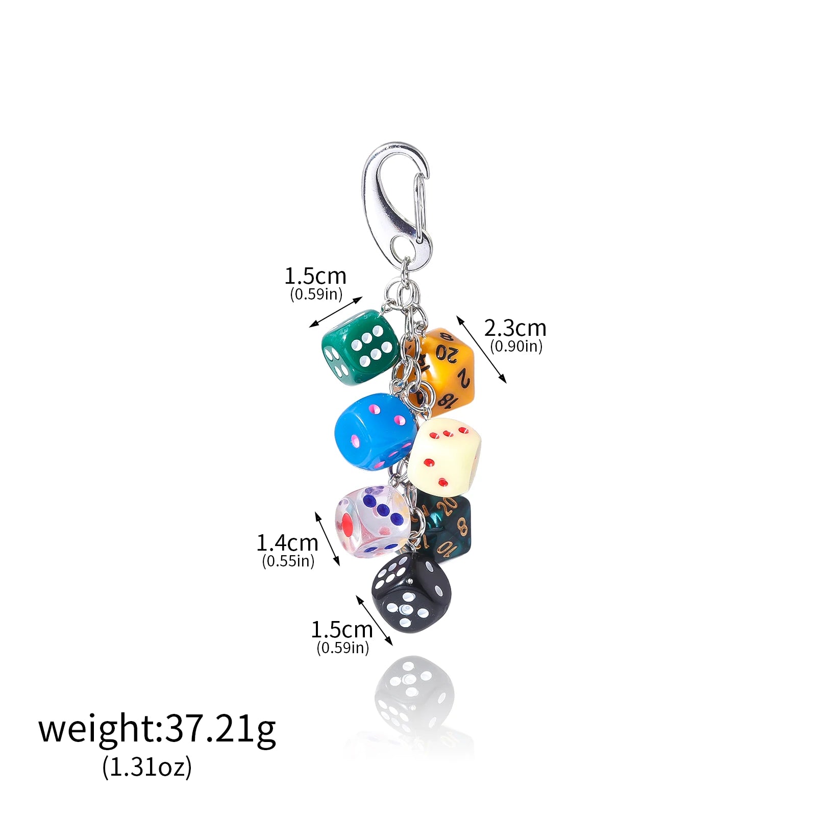 Chaveiro Multi-Pendant Vintage Black 8
