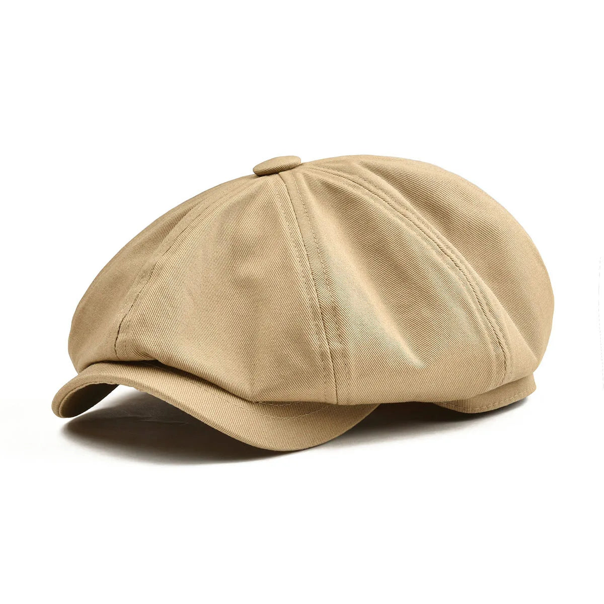 Boné Newsboy Twill 8 Painéis Retrô