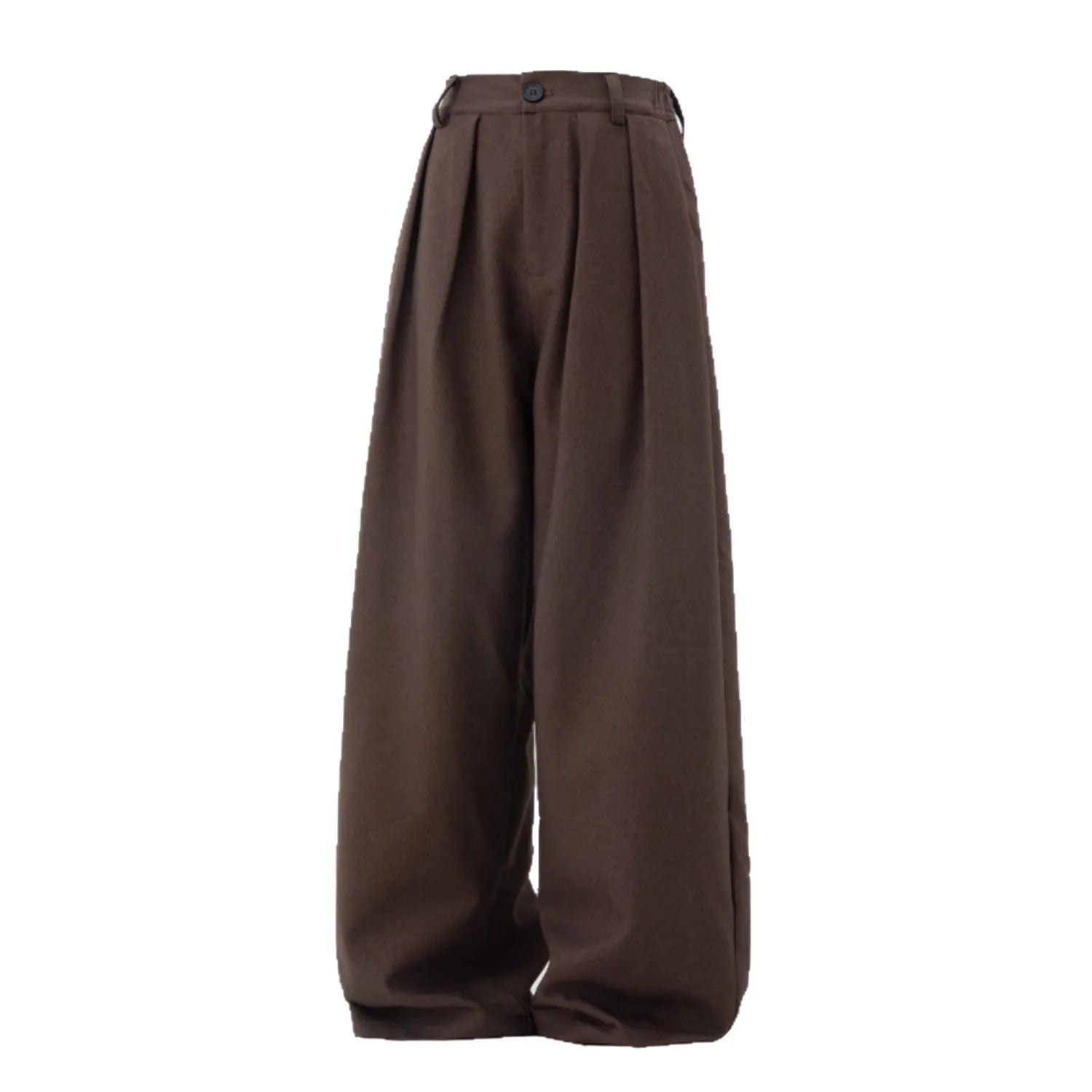 Calça Alfaiataria Plissada Wide Leg Vintage Double Pleat
