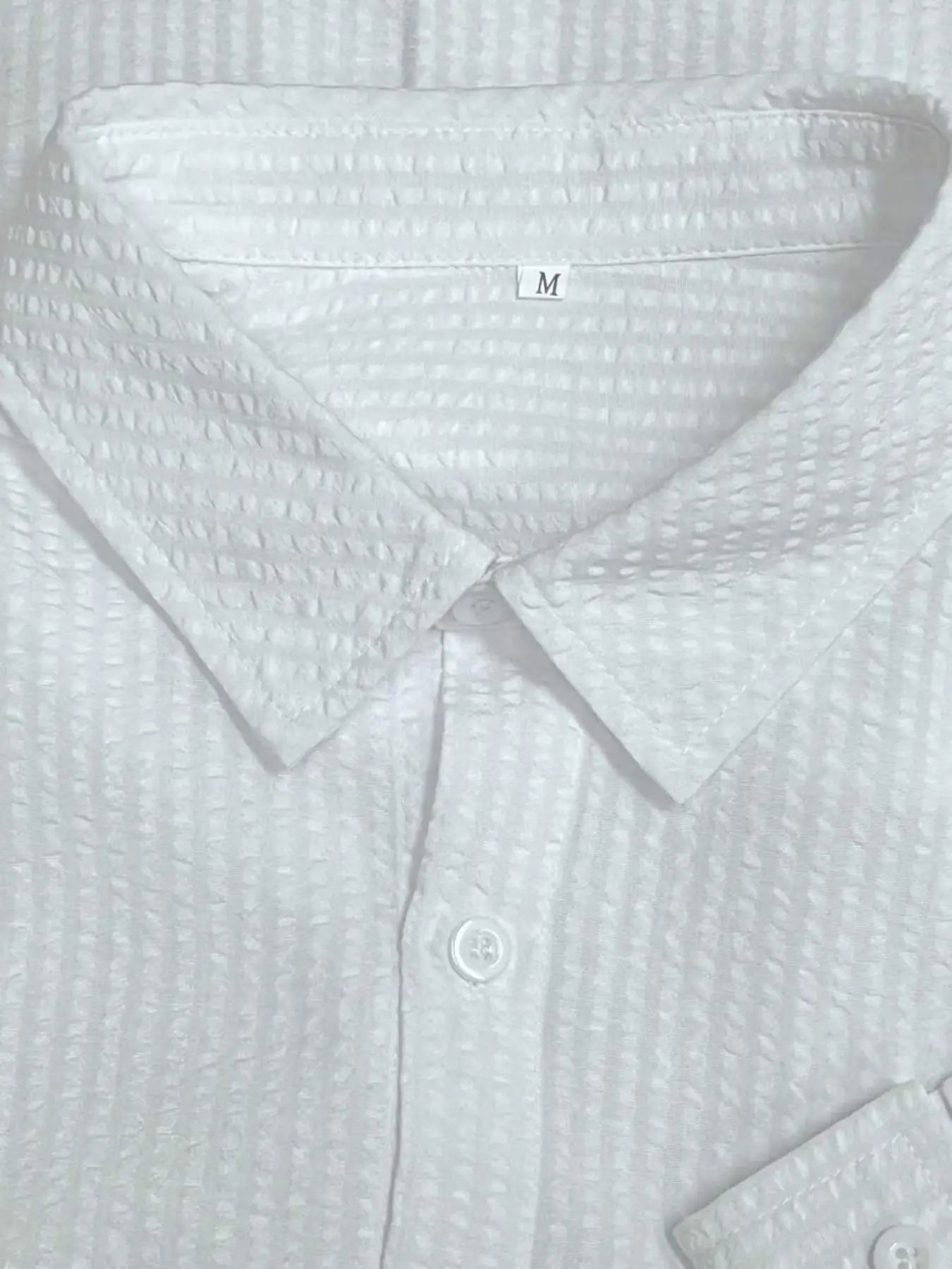 Camisa Listrada Manga Longa Loose Casual