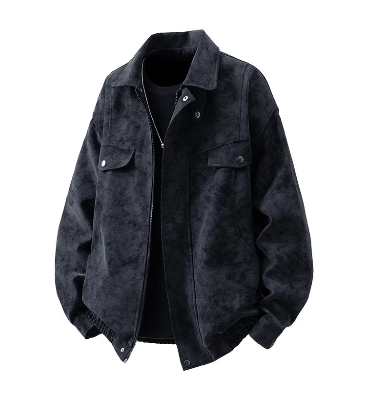 Jaqueta Couro Oversized Casual