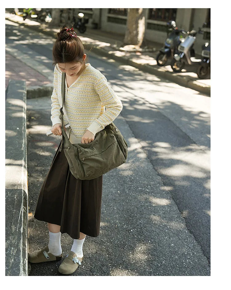 Bolsa Tote Canvas Utilitária