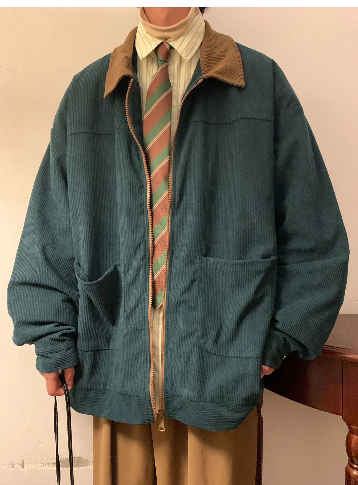 Jaqueta Bomber Vintage Americana