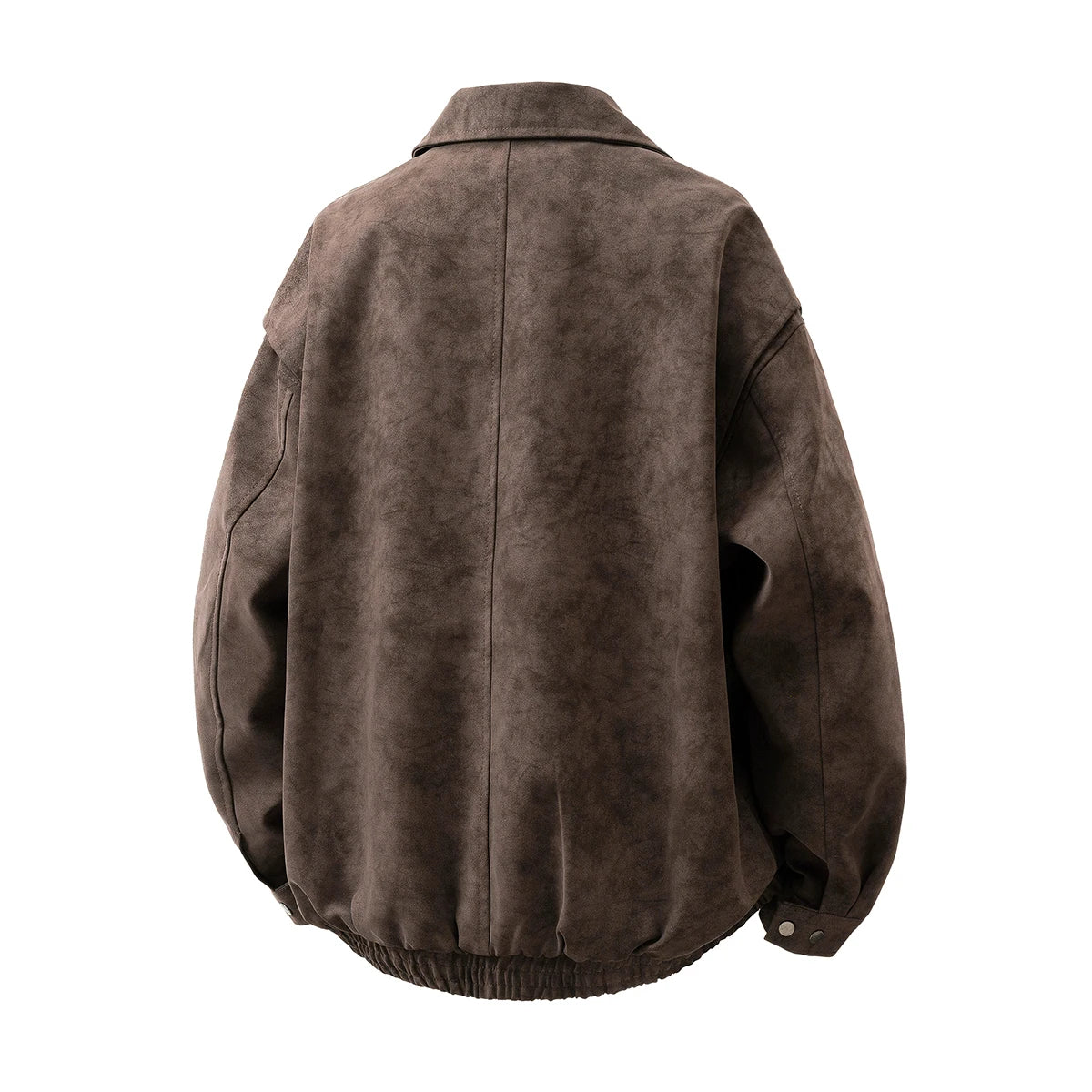 Jaqueta Oversized Casual Couro