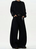 Calça Jeans Baggy Wide Leg Curved
