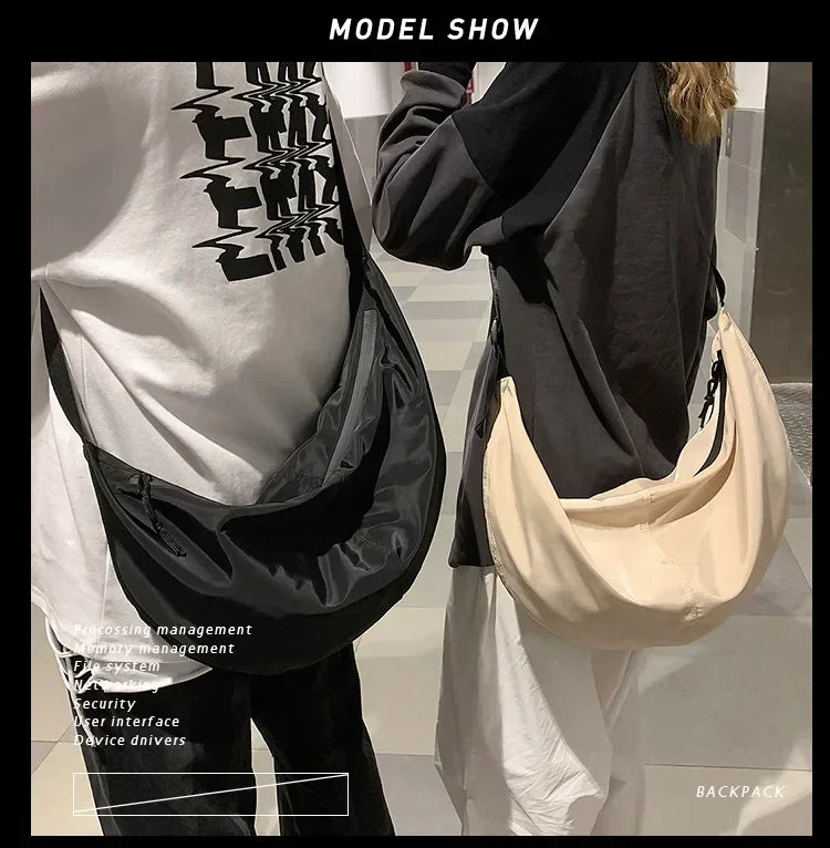 Bolsa Crossbody Nylon Urban Oversized