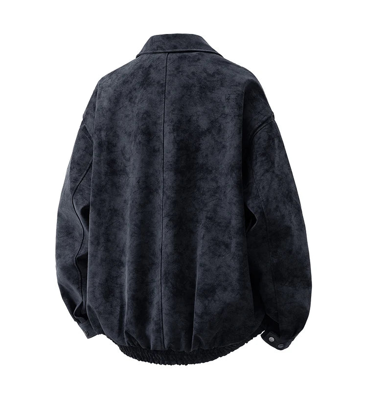 Jaqueta Couro Oversized Casual