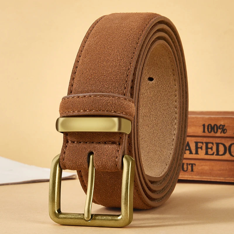 Cinto de Camurça Vintage Suede
