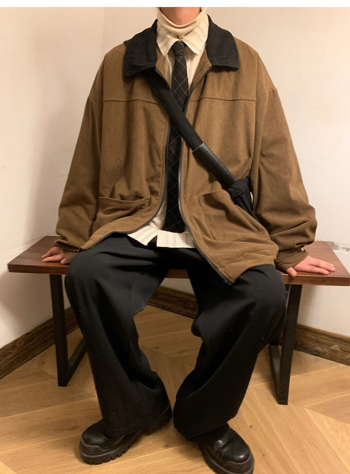 Jaqueta Bomber Vintage Americana
