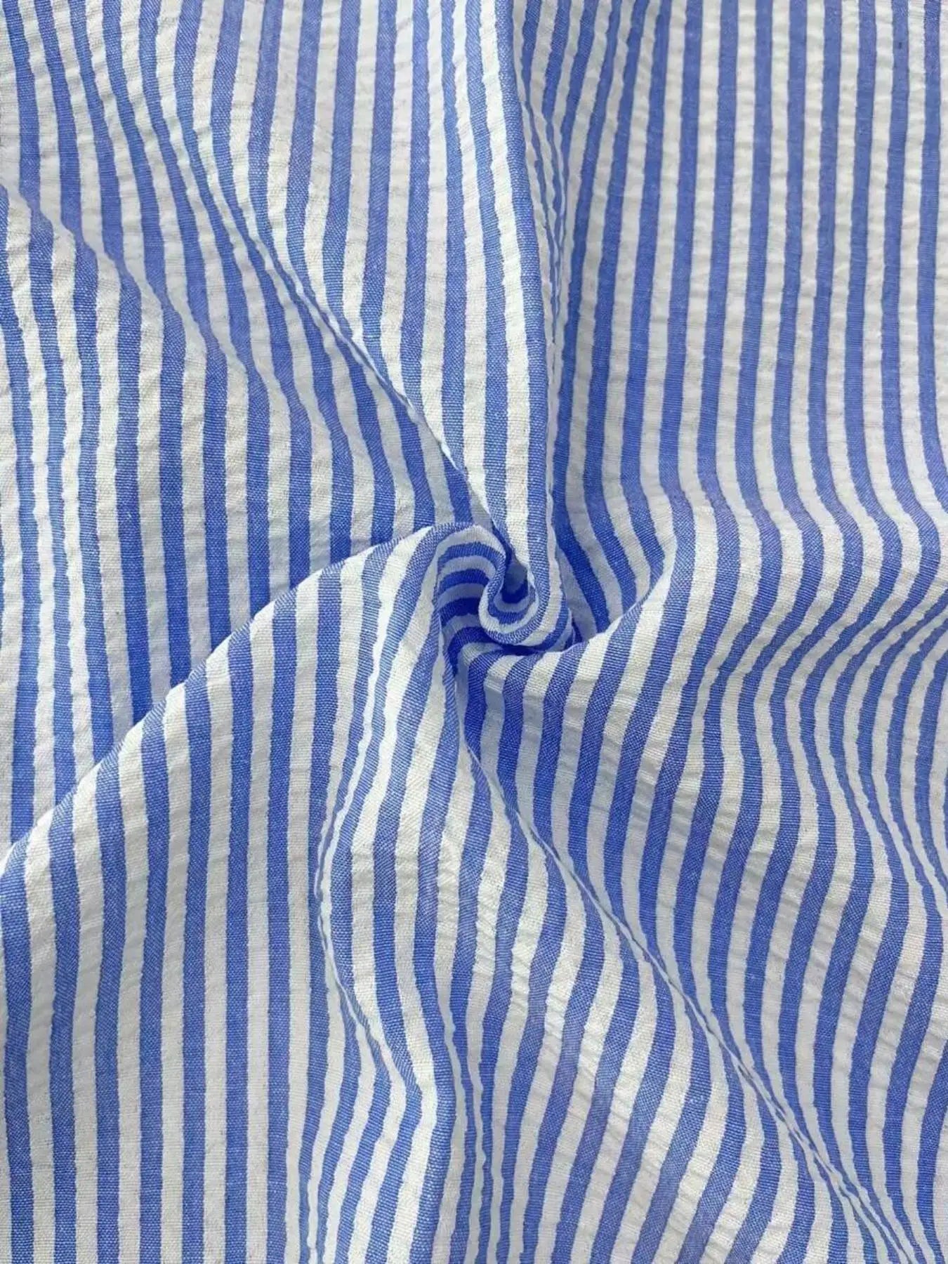 Camisa Listrada Manga Longa Loose Casual