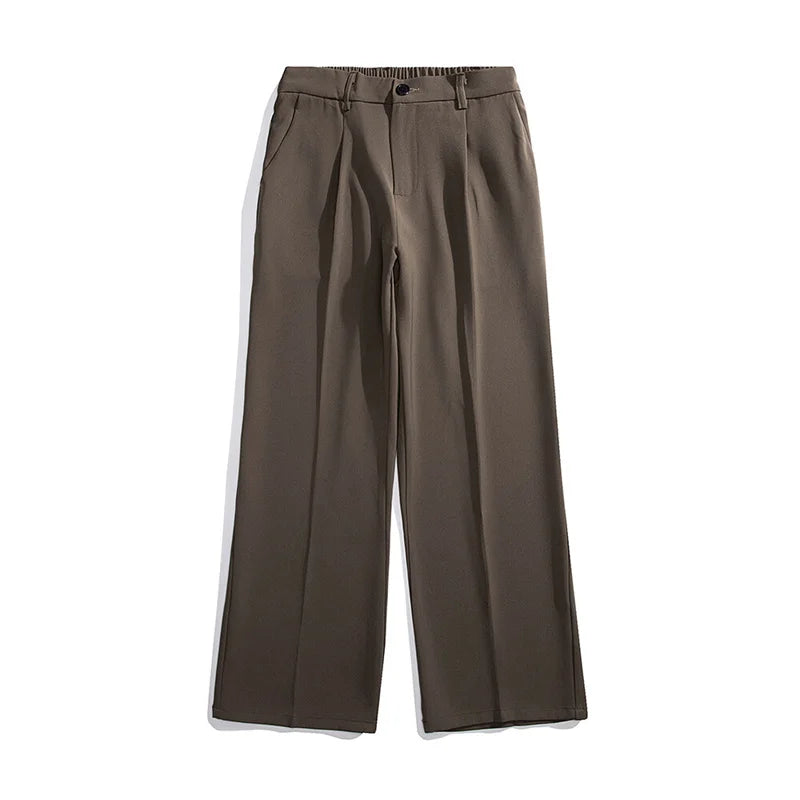 Calça alfaiataria Straight Preta Japonesa
