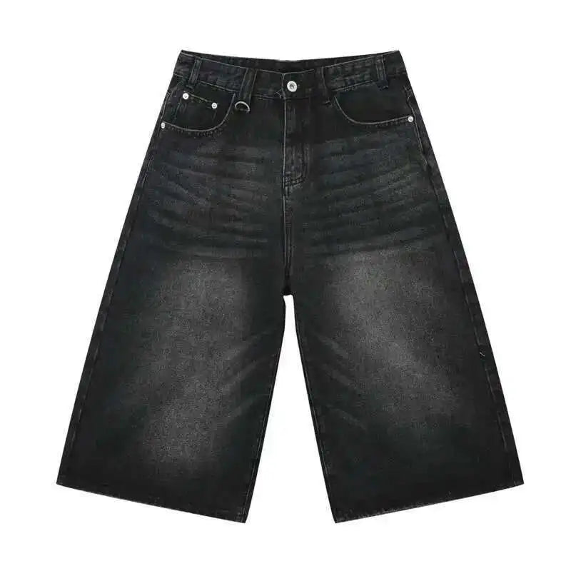 Shorts Jorts Jeans Korean Wide Leg