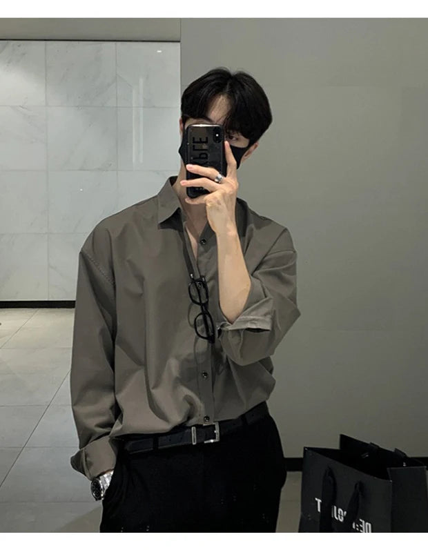 Camisa Minimalista Corte Amplo