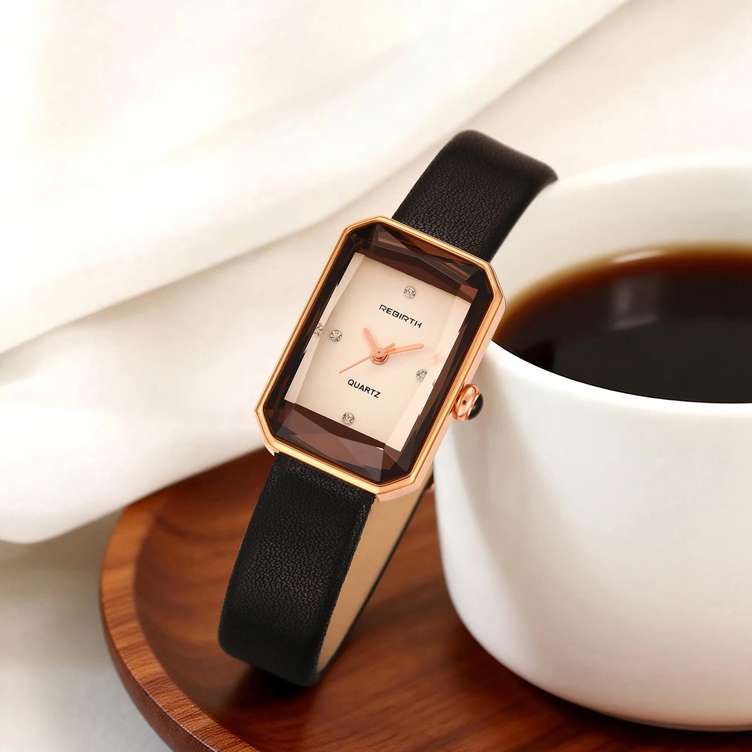 Relógio Quartz Retrô Slim